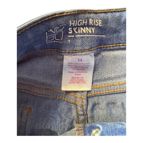 NOBO High Rise Skinny Jeans - Junior Size 13 (2411-15) - Picture 3 of 3